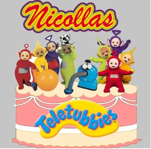 Topo de Bolo Teletubies