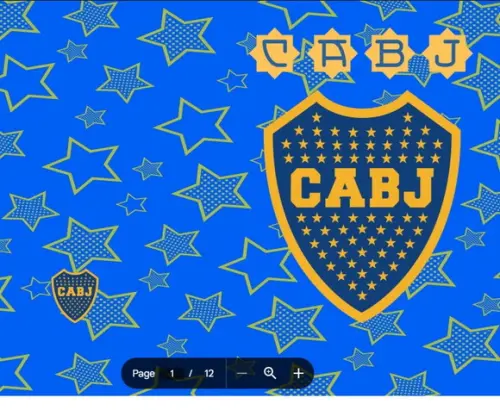 Revista de Colorir Boca Jr em pdf