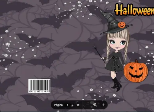 Revista de Colorir Halloween em Pdf