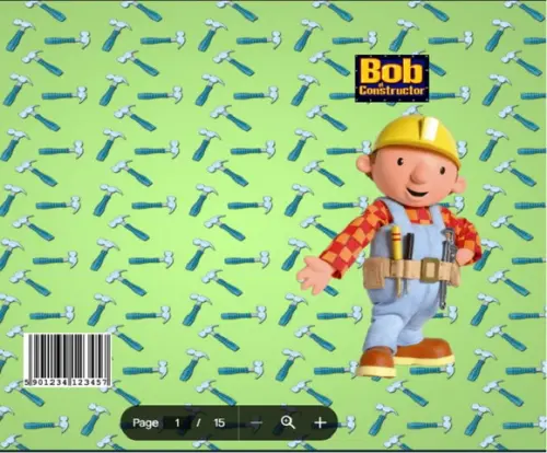 Revista de Colorir Bob Construtor em pdf