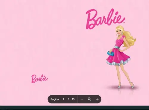 Revista de Colorir da Barbie em pdf