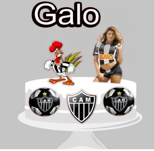 Topo de Bolo Galo