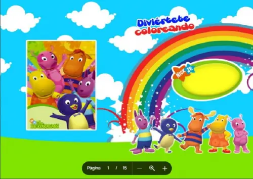 Revista de Colorir Backyardigan em Pdf