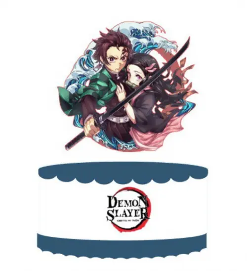 Topo de Bolo Demon Slayer 3