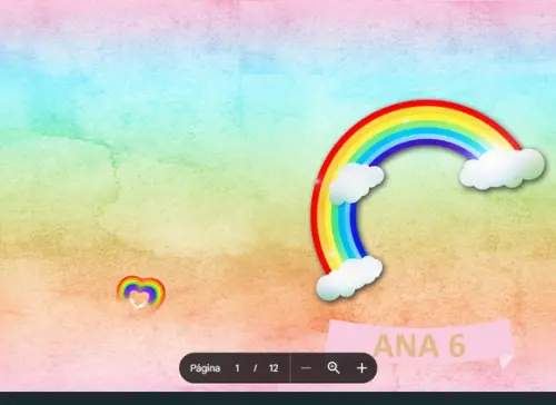 Revista de Colorir Arco Iris em pdf