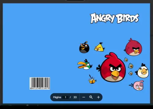 Revista de Colorir Angry Passaros em Pdf
