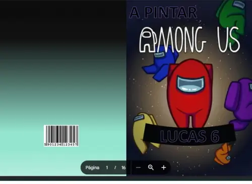 Revista de Colorir Among Us em pdf