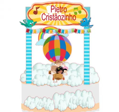 Topo de Bolo Turma do Cristãozinho
