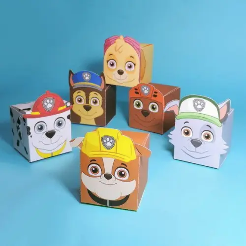 Caixa Cubo 3d Patrulha Canina