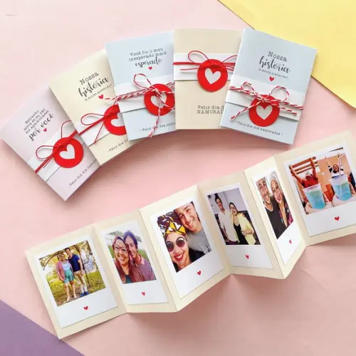 Mini Álbum de Fotos Dia dos Namorados em pdf
