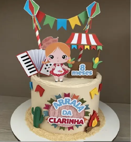Topo Junino Menina Sanfona