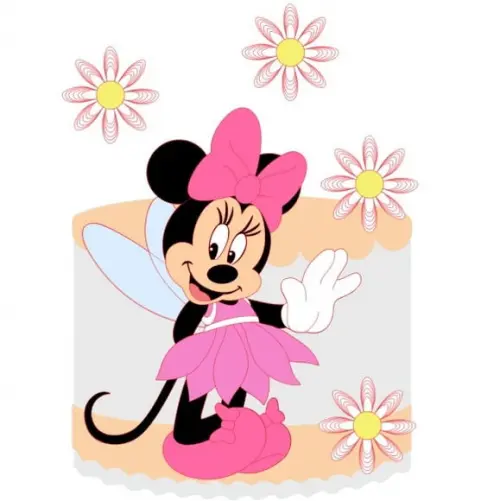 Topo de Bolo Minnie Fadinha