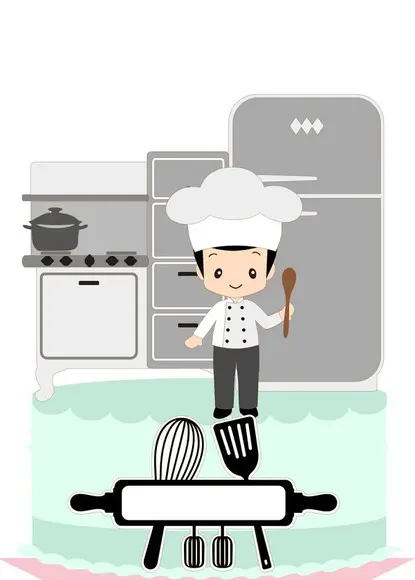 Topo de Bolo Chef