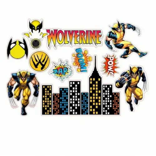 Topo de Bolo Wolverine 3