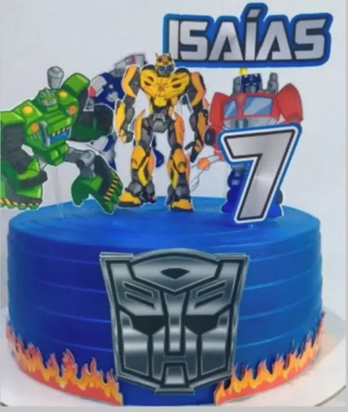 Topo de Bolo Transformers 2