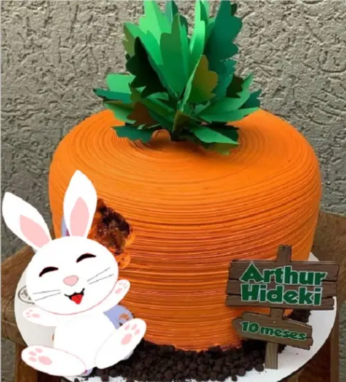 Topo Coelho Guloso e Feliz