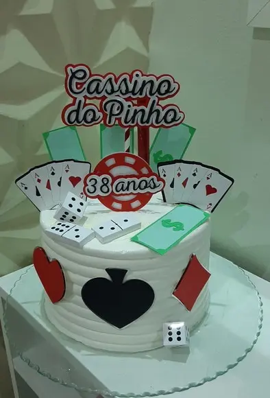 Topo de Bolo Cassino 2
