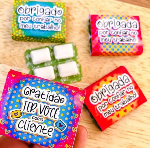 Capinha de Chicletes para Cliente
