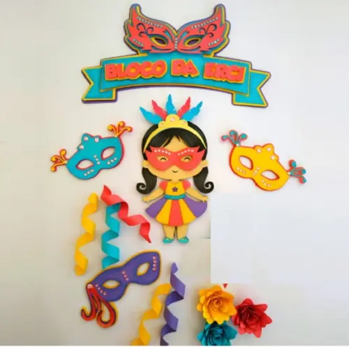 Topo Bloquinho da Folia Menina