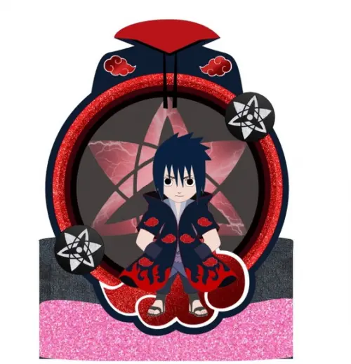 Topo de Bolo Sasuke