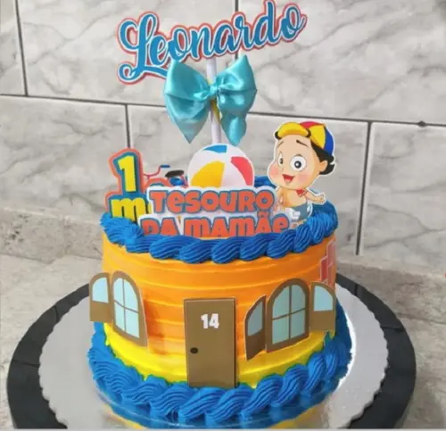 Topo de Bolo Kiko Bebe