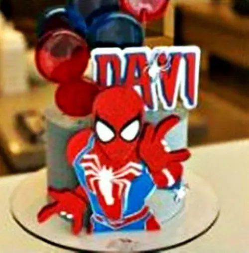 Topo de Bolo Homem Aranha 3