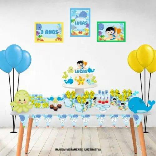 Festa Pronta Fundo do Mar