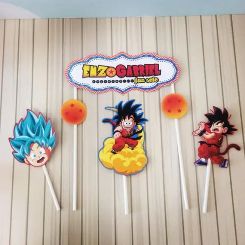 Topo de Bolo Goku em pdf