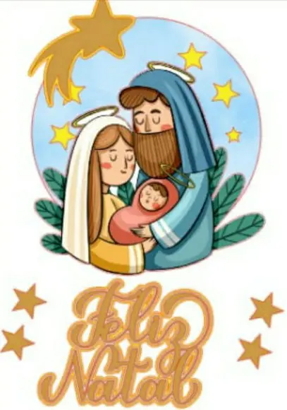 Topo Presépio Feliz Natal 3