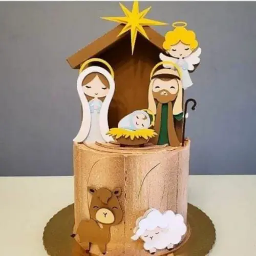 Topo Presépio de Natal Lindo