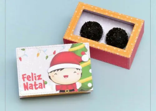 Caixinha de Natal 2 Bombons