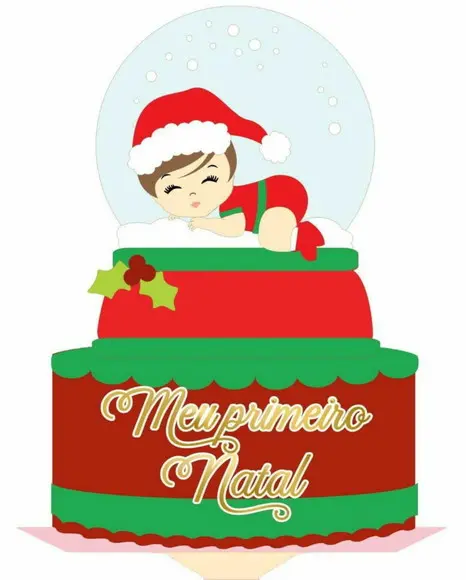 Topo Meu Primeiro Natal Bebe