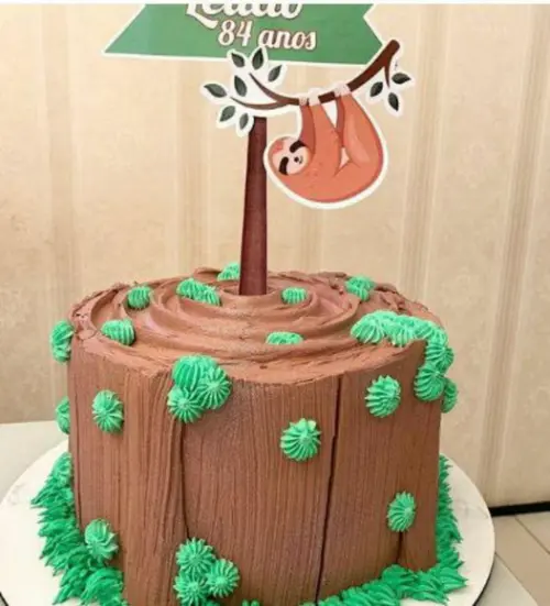 Topo de Bolo Preguiça
