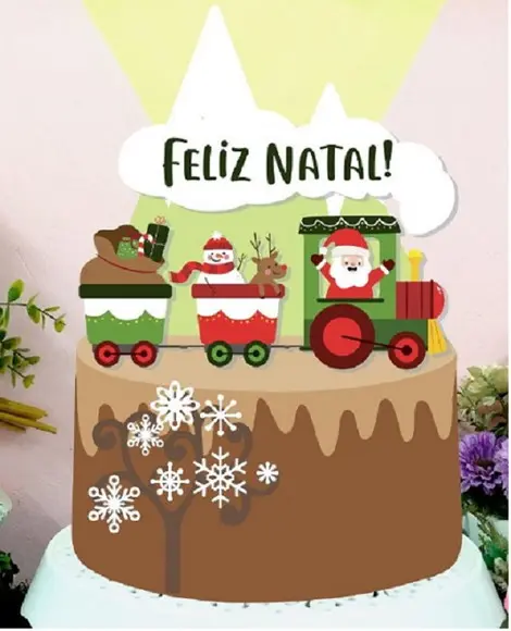 Topo Papai Noel Trenzinho 2