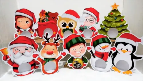 Natal Porta Bombom Cute