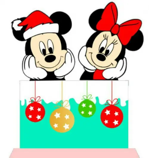 Topo Natal Mickey e Minnie