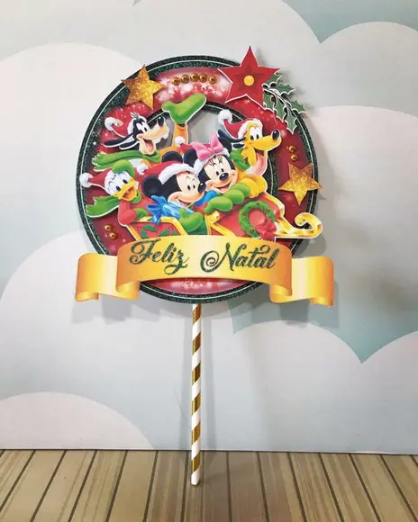 Topo de Natal Turma do Mickey