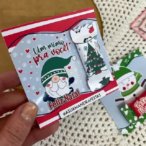 Cards Balinhas de Natal Png e pdf