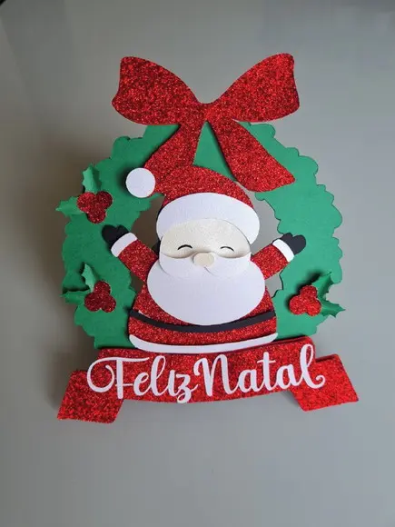 Guirlanda de Natal em Camadas