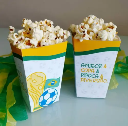 Cx Pipoca Brasil Copa 2022 em Png