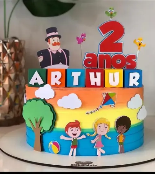 Topo Mundo Bita com Cubos 3d