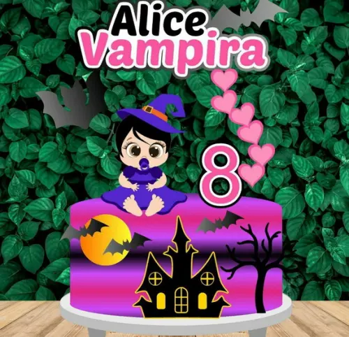 Topo de Bolo Halloween Bebê