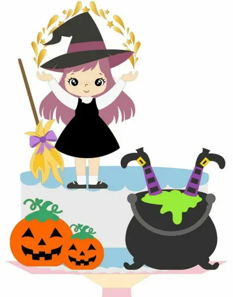 Topo de Bolo Halloween 6