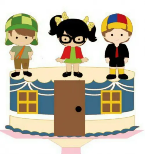 Topo Chaves Chiquinha e Kiko