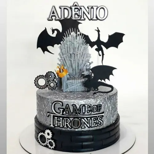 Topo de Bolo Game Of Thrones