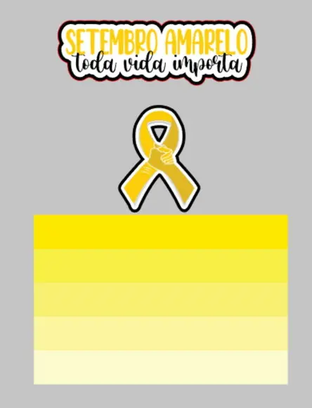 Topo de Bolo Setembro Amarelo