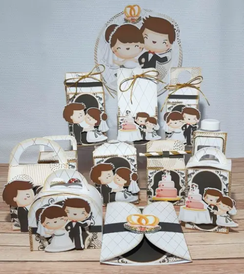 Kit Casamento Cute