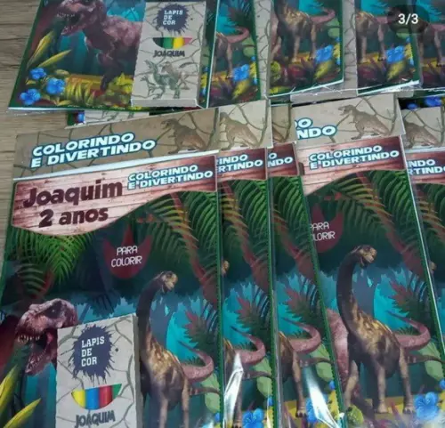Livro de Colorir Jurassic