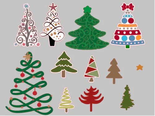 Varias Arvores de Natal