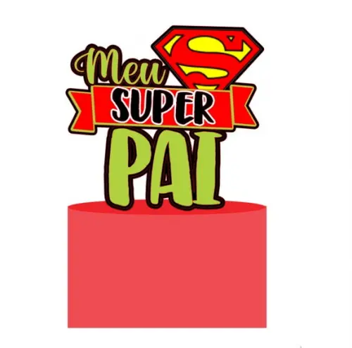 Topo de Bolo Super Pais 4